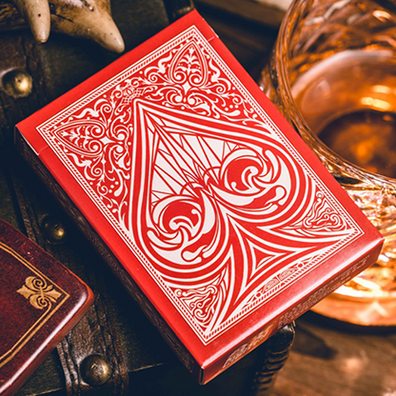 Sanctuary (Red) Playing Cards